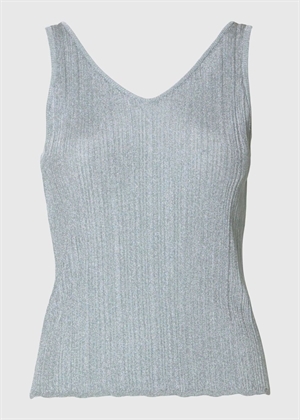 Dagni sl knit top Silver Metallic Selected Femme